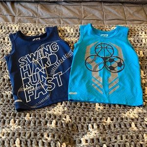 Bundle of 2 boys athletic summer tanks